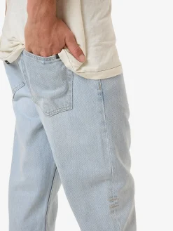 Sale Thrills Chopped Denim Jean - Ether Blue EtherBlue