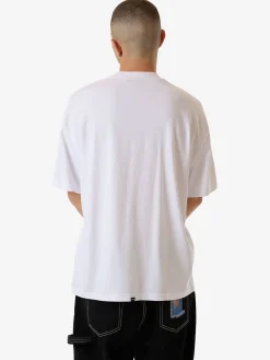 Discount Thrills Come & Believe Box Fit Oversize Tee - White