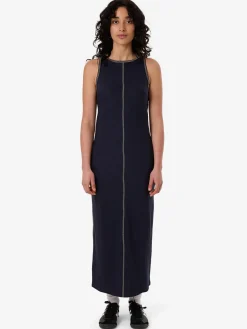 Fashion Thrills Contour Slip Midi Dress - Peacoat