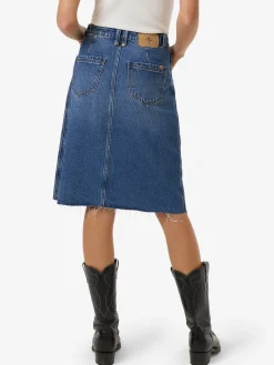 Sale Thrills Cooper Skirt - Double Rinsed Blues DoubleRinsedBlues