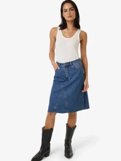 Sale Thrills Cooper Skirt - Double Rinsed Blues DoubleRinsedBlues