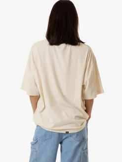 Clearance Thrills Corsage Oversized Tee - Heritage White HeritageWhite