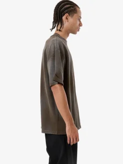 Best Thrills Cortex Worn Box Fit Oversize Tee - Faded Tarmac FadedTarmac