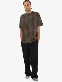 Best Thrills Cortex Worn Box Fit Oversize Tee - Faded Tarmac FadedTarmac