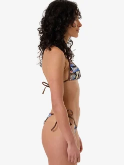 Sale Thrills Dalia String Bikini Top - Coffee