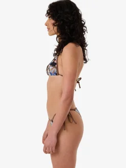 Sale Thrills Dalia String Bikini Top - Coffee