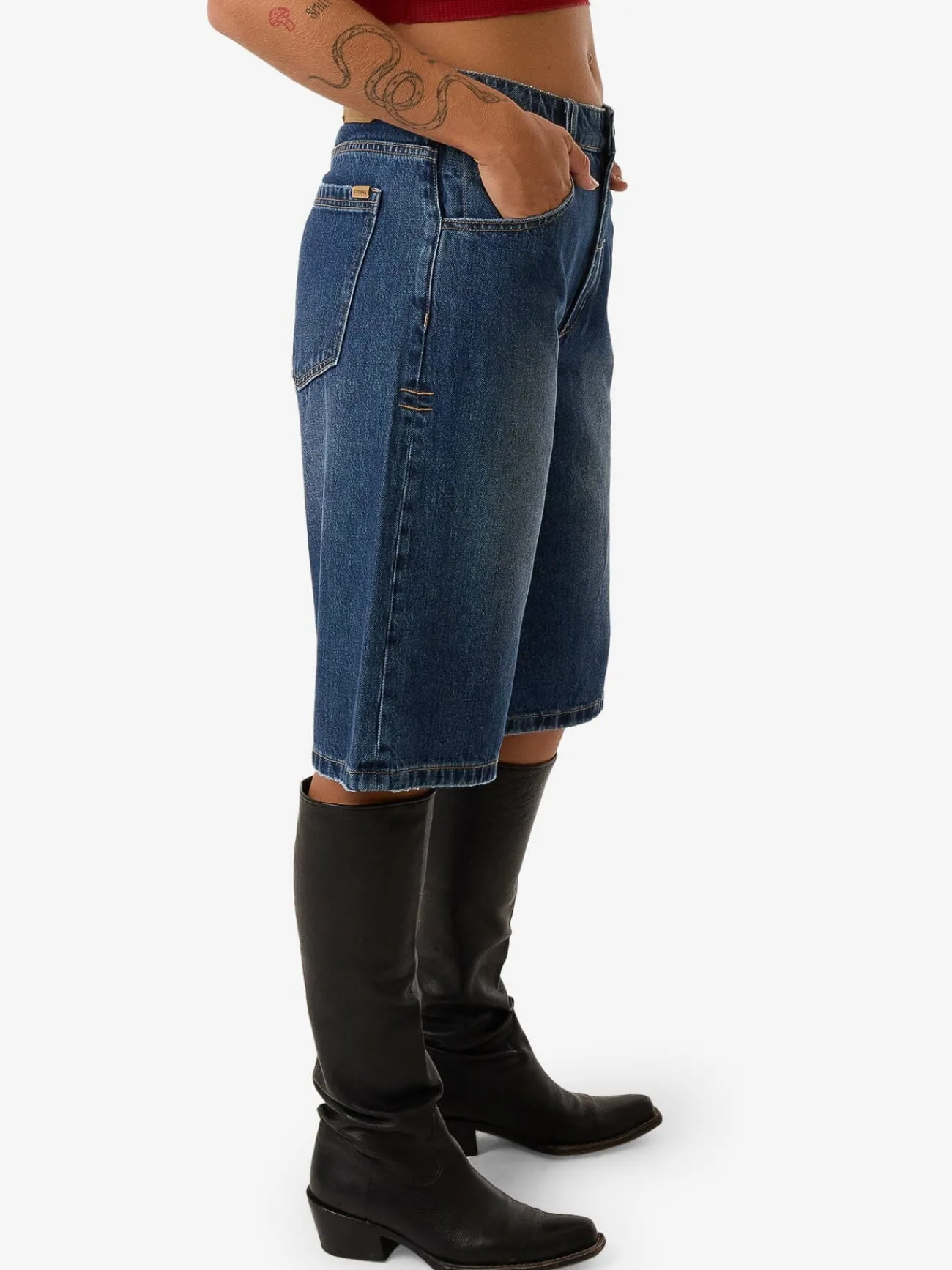Clearance Thrills Darcy Short - Roadhouse Blue RoadhouseBlue