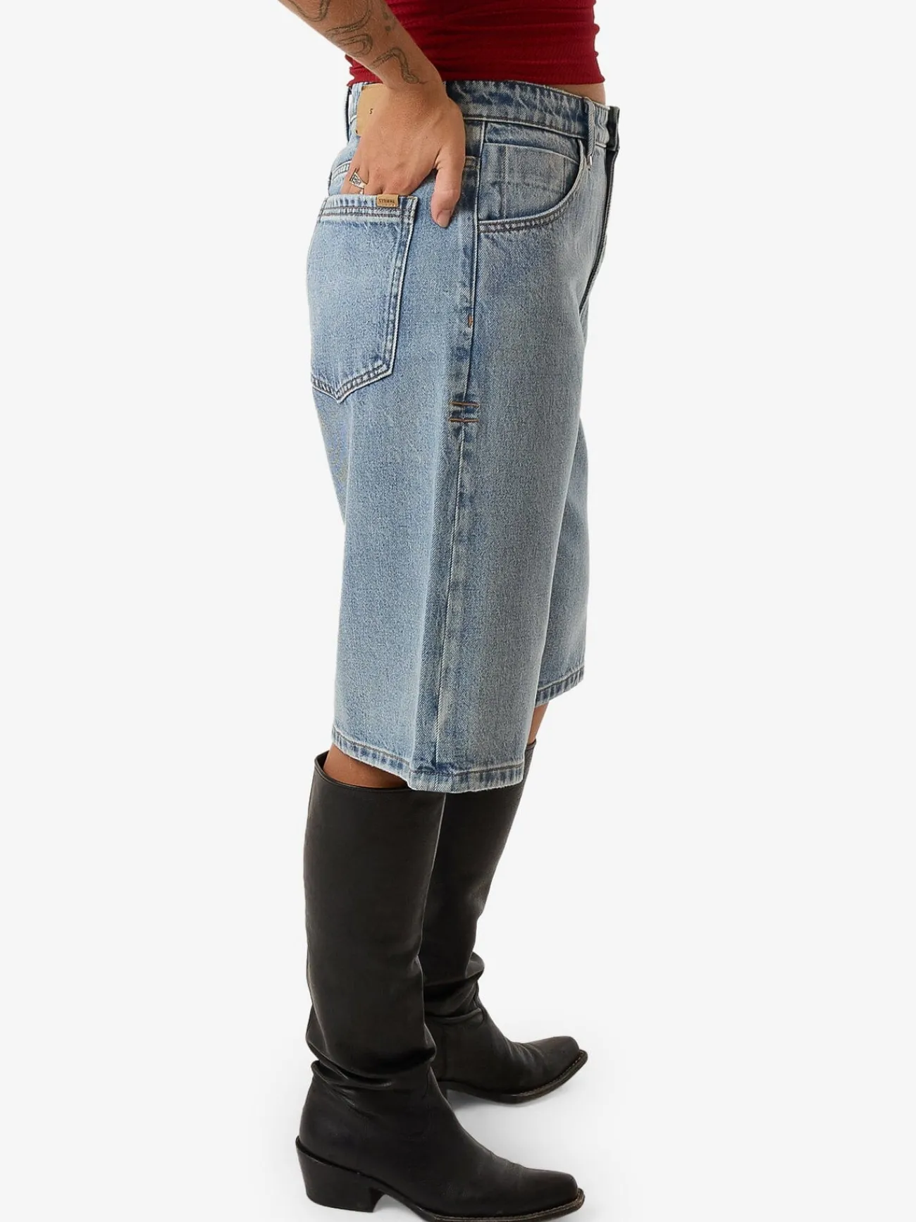 Sale Thrills Darcy Short - Vintage Timeworn Blue VintageTimewornBlue