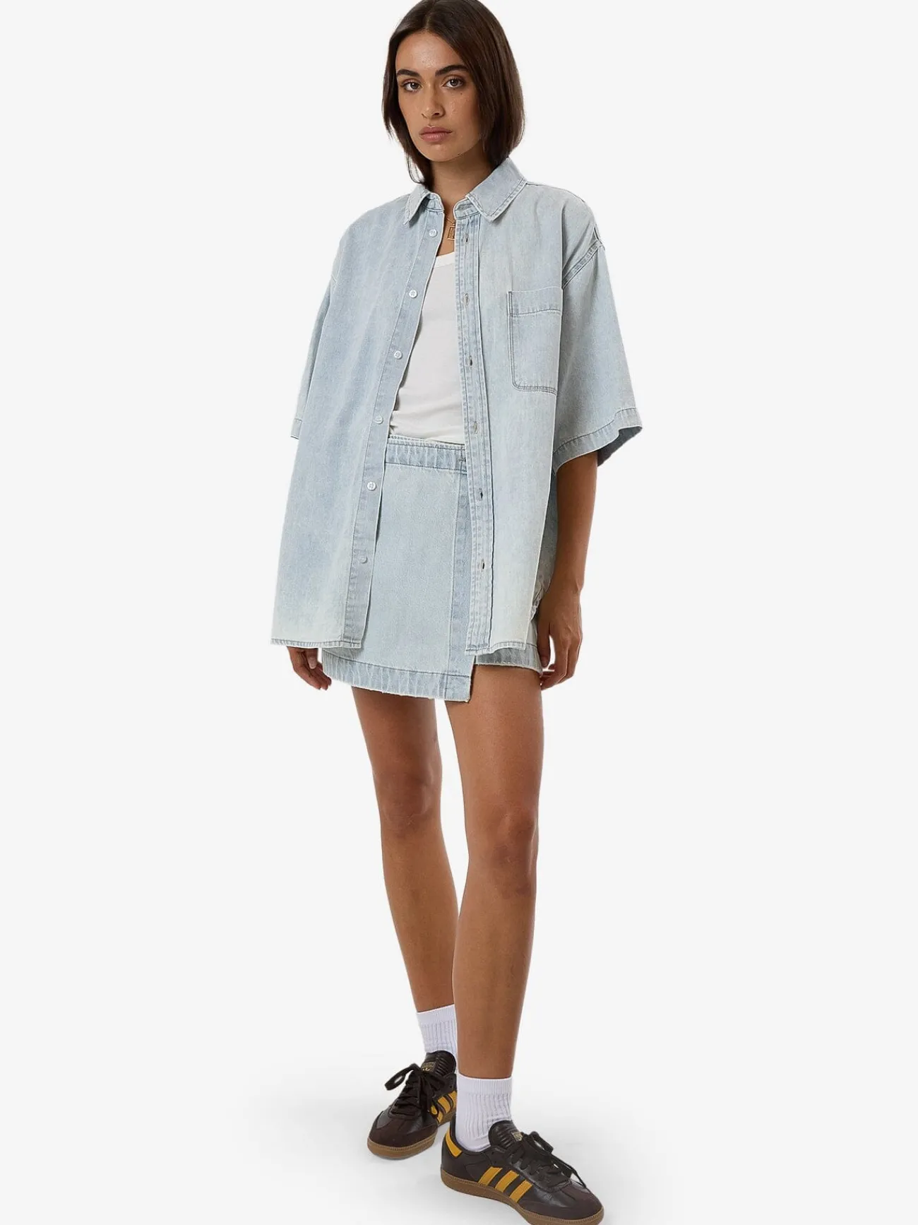 Best Thrills Darian Denim Shirt - Dirty Fade DirtyFade