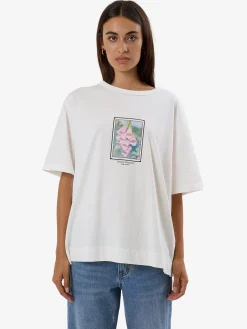 Sale Thrills Deadly Belle Box Tee - Dirty White DirtyWhite