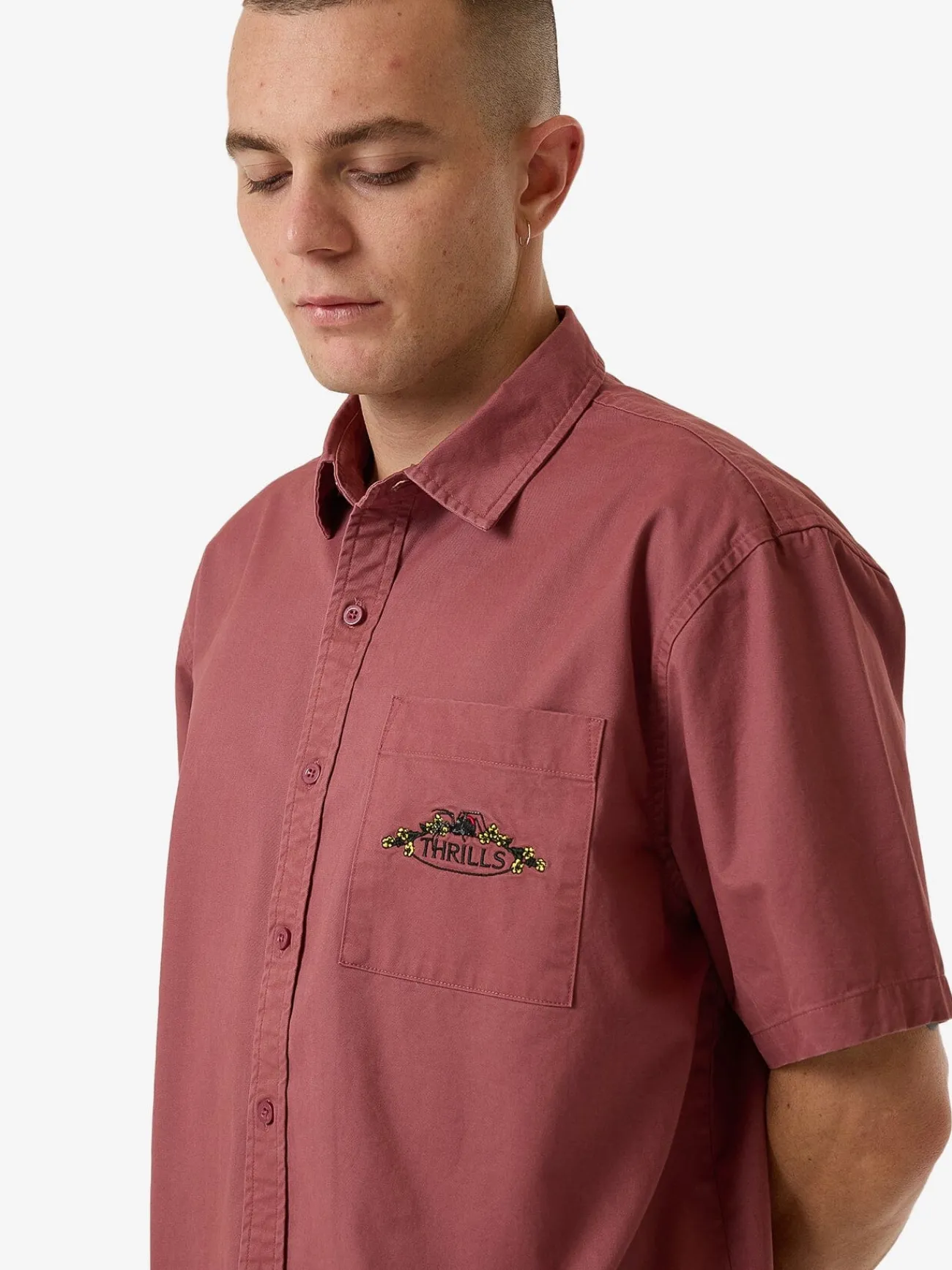 Best Thrills Deadly Garden Short Sleeve Shirt - Hawthorn Rose HawthornRose