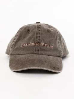 Discount Thrills Deadly Popular 6 Panel Cap - Dark Brindle DarkBrindle
