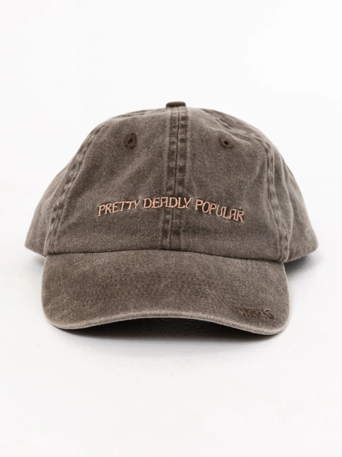 Discount Thrills Deadly Popular 6 Panel Cap - Dark Brindle DarkBrindle