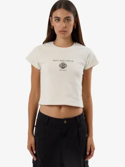Discount Thrills Deadly Posy Mini Tee - Heritage White HeritageWhite