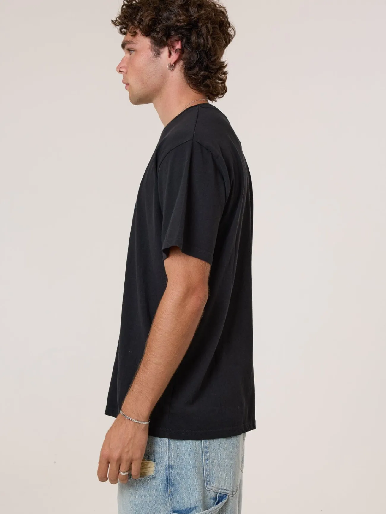 Hot Thrills Deadly Pursuit Merch Fit Tee - Washed Black WashedBlack