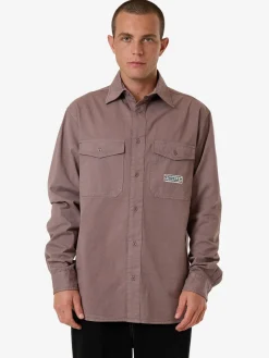 Online Thrills Double Meaning Long Sleeve Shirt - Dove