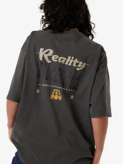 Outlet Thrills Dream Reality Oversized Tee - Merch Black MerchBlack