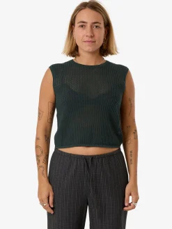 Hot Thrills Drop Needle Tank - Dark Jade DarkJade