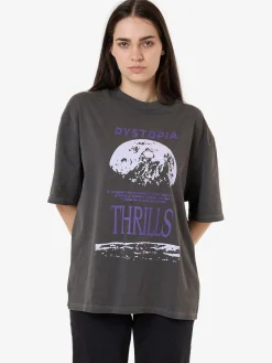 Sale Thrills Dystopia Oversized Tee - Merch Black MerchBlack