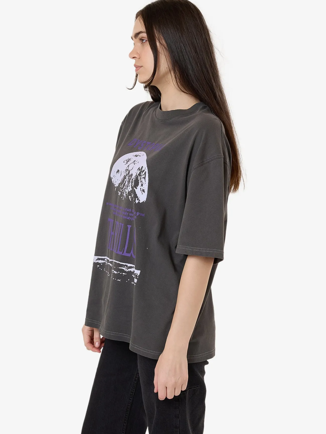 Sale Thrills Dystopia Oversized Tee - Merch Black MerchBlack
