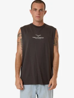Fashion Thrills Emblem Merch Fit Muscle Tee - Merch Black MerchBlack