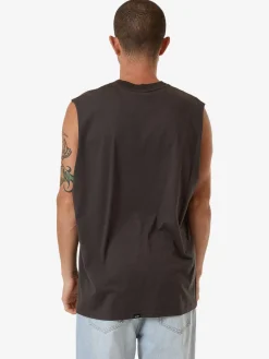 Fashion Thrills Emblem Merch Fit Muscle Tee - Merch Black MerchBlack