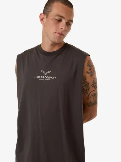 Fashion Thrills Emblem Merch Fit Muscle Tee - Merch Black MerchBlack