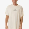 Discount Thrills Emblem Merch Fit Tee - Unbleached
