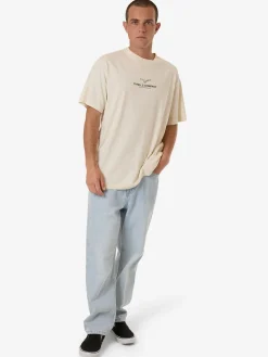 Discount Thrills Emblem Merch Fit Tee - Unbleached