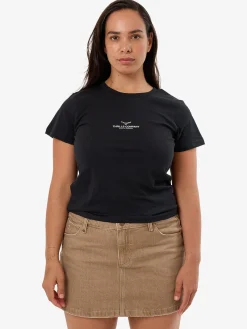 New Thrills Emblem Of Strength Everyday Tee - Washed Black WashedBlack