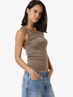 Fashion Thrills Emblem Of Strength Sloane Tank - Fungi