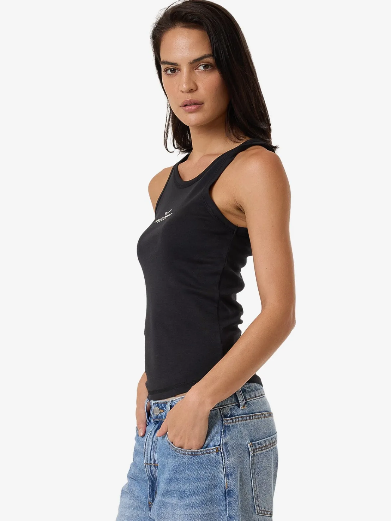 Best Thrills Emblem Of Strength Sloane Tank - Washed Black WashedBlack
