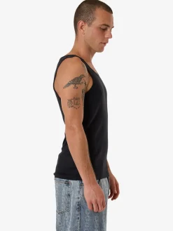 Discount Thrills Endless Rib Tank - Black
