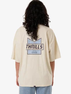Discount Thrills Especially For You Oversized Tee - Heritage White HeritageWhite