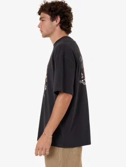 Outlet Thrills Eternal Outlaw Box Fit Oversize Tee - Washed Black WashedBlack
