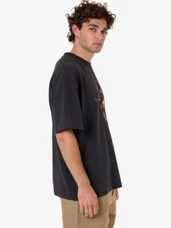 Outlet Thrills Eternal Outlaw Box Fit Oversize Tee - Washed Black WashedBlack