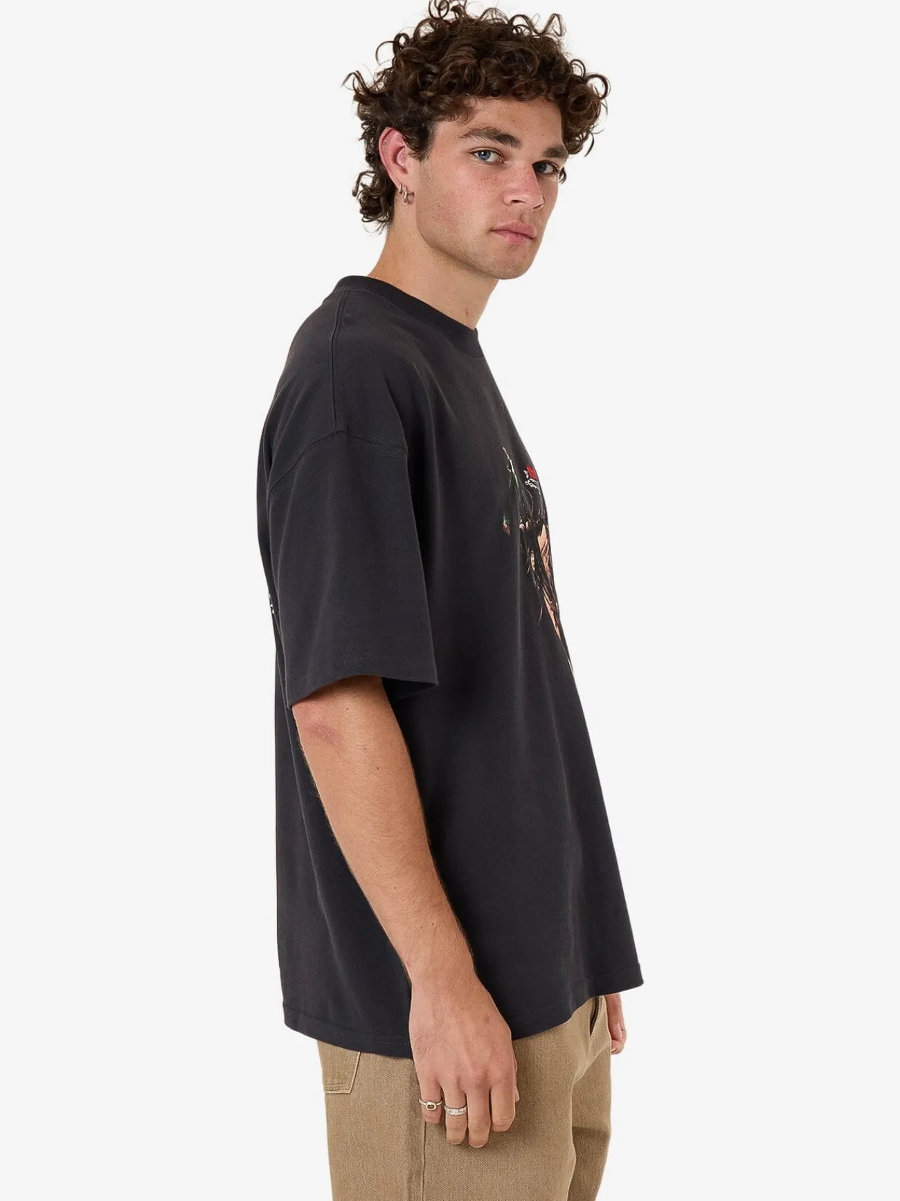 Outlet Thrills Eternal Outlaw Box Fit Oversize Tee - Washed Black WashedBlack