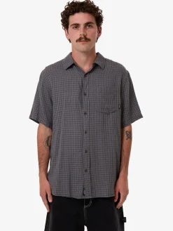 Discount Thrills Ever Short Sleeve Shirt - Folkstone Grey FolkstoneGrey