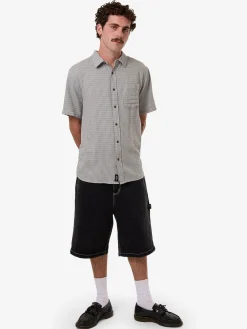 Clearance Thrills Ever Short Sleeve Shirt - Stormy Sea StormySea