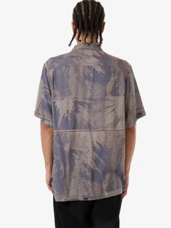 Hot Thrills Everything In Formation Bowling Shirt - Sand