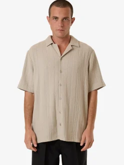 Online Thrills Evolution Bowling Shirt - Fog