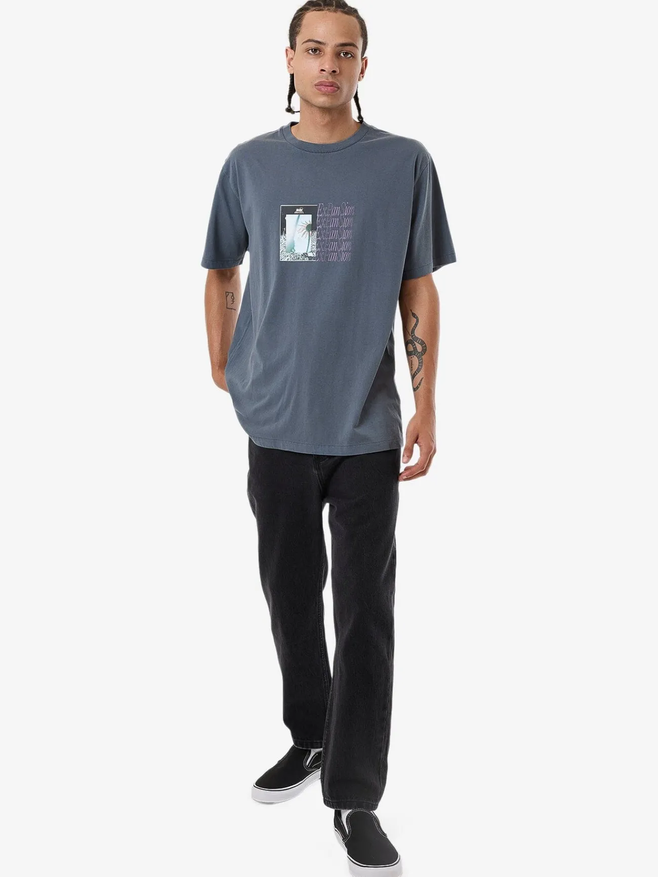 New Thrills Expansions Merch Fit Tee - Dark Slate DarkSlate