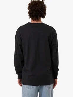 Fashion Thrills Filter Oversize Fit Long Sleeve Tee - Faded Black FadedBlack