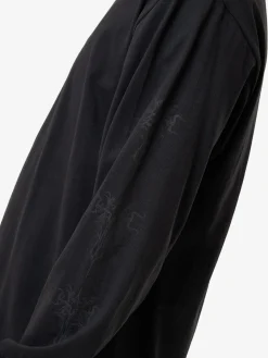 Fashion Thrills Filter Oversize Fit Long Sleeve Tee - Faded Black FadedBlack