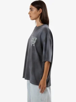 Outlet Thrills Firestarter Oversized Tee - Merch Black Fade MerchBlackFade