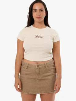 Best Thrills Flourish Curve Tee - Heritage White HeritageWhite