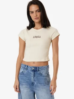 Best Thrills Flourish Curve Tee - Heritage White HeritageWhite