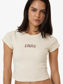 Best Thrills Flourish Curve Tee - Heritage White HeritageWhite