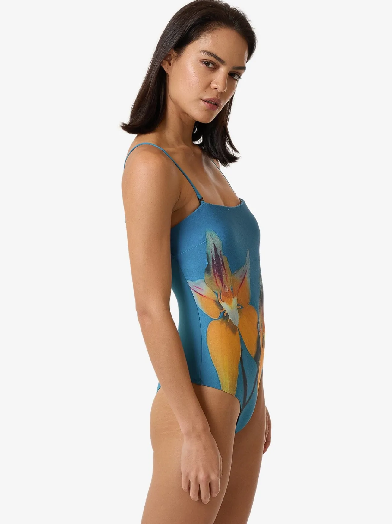 Sale Thrills Flower Society Strapless One Piece - Stella Blue StellaBlue