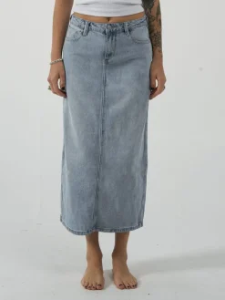 Discount Thrills Frankie Skirt - Ash Blue AshBlue